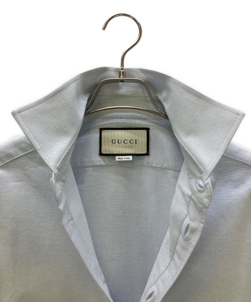 GUCCI（グッチ）GUCCI (グッチ) 長袖シャツ スカイブルー サイズ:44の古着・服飾アイテム