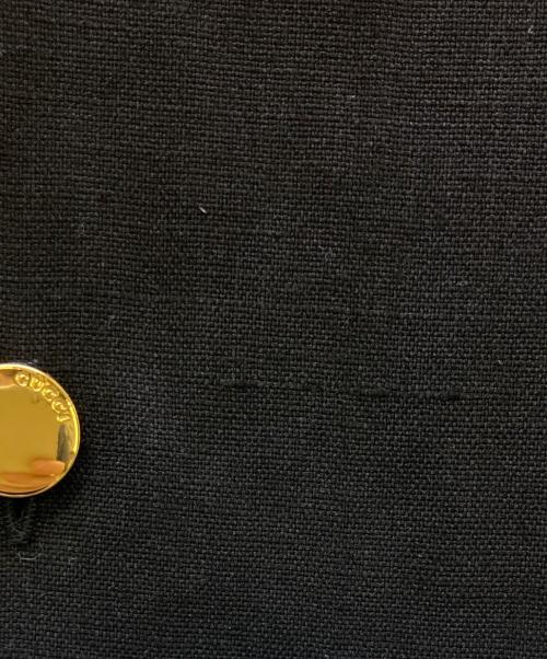 GUCCI（グッチ）GUCCI (グッチ) 2Pセットアップスーツ ロゴパッチボーリング ブラック サイズ:44の古着・服飾アイテム