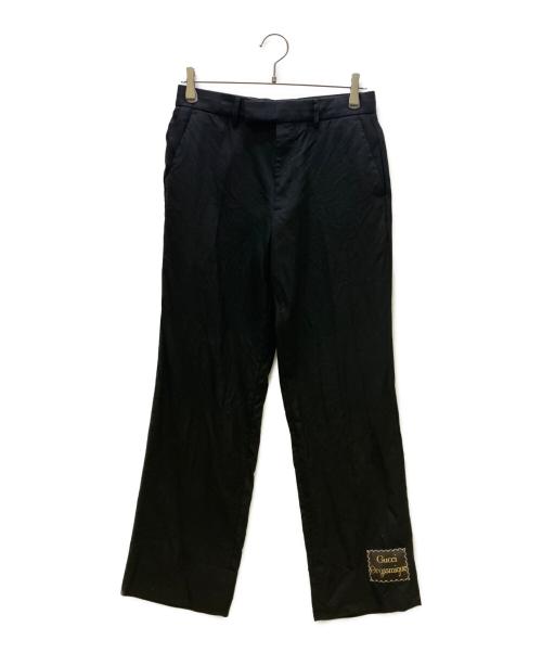 GUCCI（グッチ）GUCCI (グッチ) 2Pセットアップスーツ ロゴパッチボーリング ブラック サイズ:44の古着・服飾アイテム