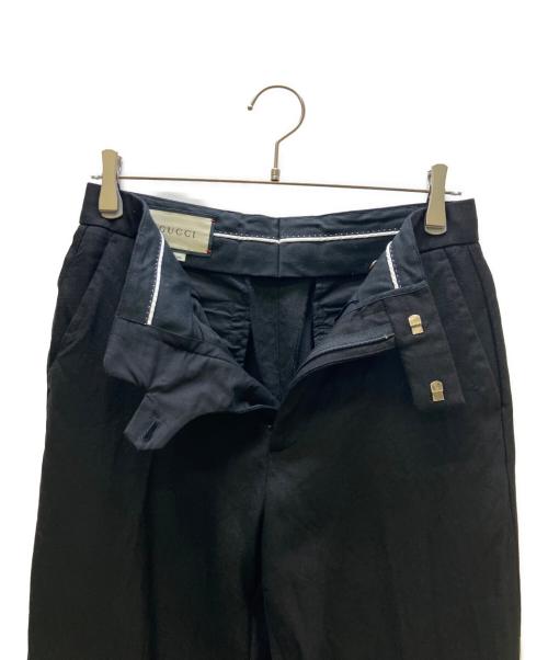 GUCCI（グッチ）GUCCI (グッチ) 2Pセットアップスーツ ロゴパッチボーリング ブラック サイズ:44の古着・服飾アイテム