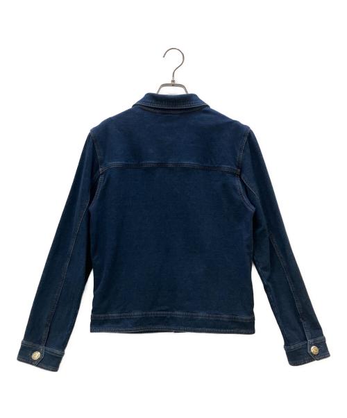 CIRCOLO 1901（チルコロ1901）CIRCOLO 1901 (チルコロ1901) ストレッチデニムジャケット インディゴ サイズ:XSの古着・服飾アイテム