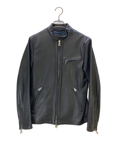 Cinquanta（チンクワンタ）Cinquanta (チンクワンタ) レザージャケット ブラック サイズ:42の古着・服飾アイテム