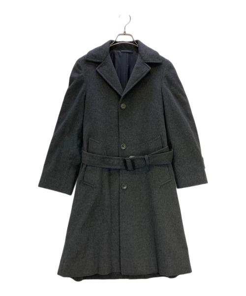 De Petrillo（デペトリロ）De Petrillo (デペトリロ) ウールコート ダークグレー サイズ:42の古着・服飾アイテム