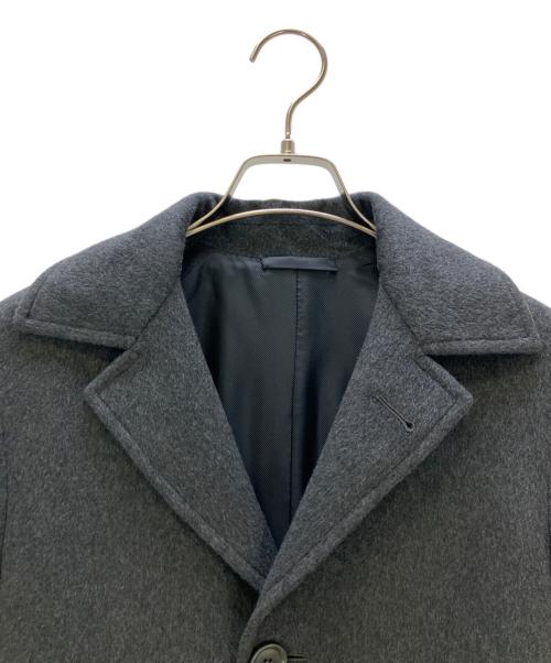 De Petrillo（デペトリロ）De Petrillo (デペトリロ) ウールコート ダークグレー サイズ:42の古着・服飾アイテム