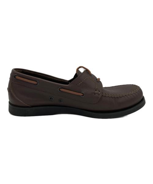 BOTTEGA VENETA（ボッテガベネタ）BOTTEGA VENETA (ボッテガベネタ) デッキシューズ ブラウン サイズ:40の古着・服飾アイテム