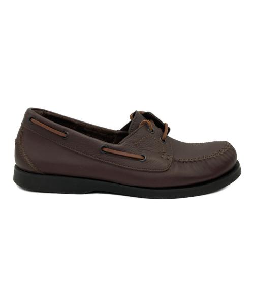 BOTTEGA VENETA（ボッテガベネタ）BOTTEGA VENETA (ボッテガベネタ) デッキシューズ ブラウン サイズ:40の古着・服飾アイテム