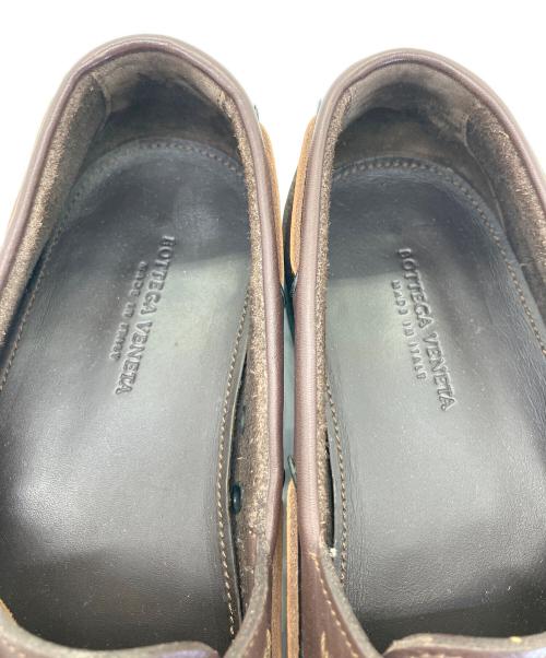 BOTTEGA VENETA（ボッテガベネタ）BOTTEGA VENETA (ボッテガベネタ) デッキシューズ ブラウン サイズ:40の古着・服飾アイテム