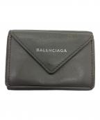 BALENCIAGAバレンシアガ）の古着「3つ折り財布」｜グレー