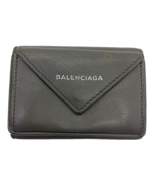 BALENCIAGA（バレンシアガ）BALENCIAGA (バレンシアガ) 3つ折り財布 グレーの古着・服飾アイテム