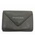 BALENCIAGA（バレンシアガ）の古着「3つ折り財布」｜グレー