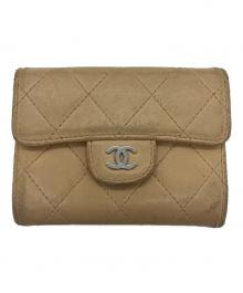 CHANEL（シャネル）の古着「コインケース マトラッセ」｜ベージュ
