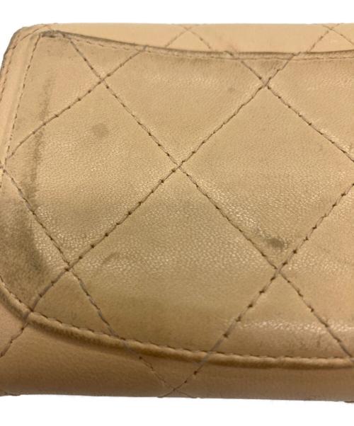 CHANEL（シャネル）CHANEL (シャネル) コインケース マトラッセ ベージュの古着・服飾アイテム