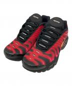 NIKE×SUPREMEナイキ×シュプリーム）の古着「スニーカー Air Max Plus Hyper Grape」｜レッド×ブラック
