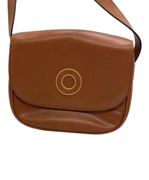 CELINE（セリーヌ）CELINE (セリーヌ) ショルダーバッグ サークルロゴ ブラウンの古着・服飾アイテム
