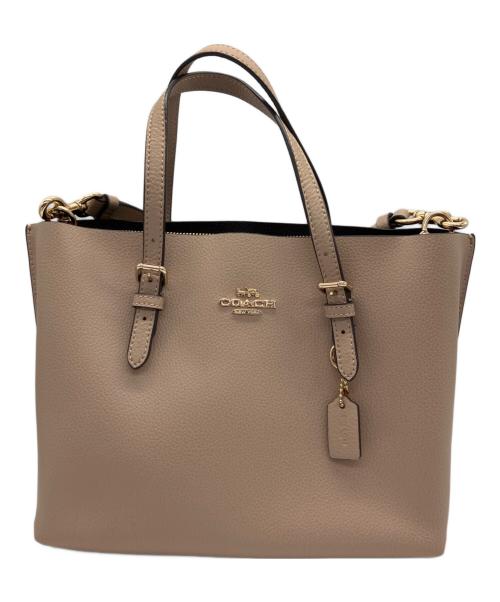 COACH（コーチ）COACH (コーチ) 2WAYショルダーバッグ ベージュの古着・服飾アイテム