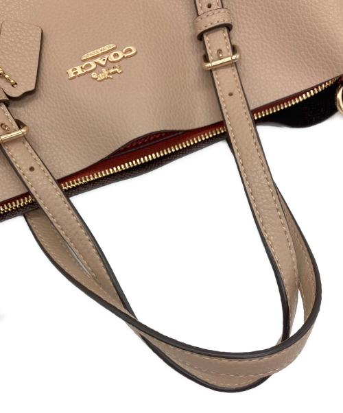 COACH（コーチ）COACH (コーチ) 2WAYショルダーバッグ ベージュの古着・服飾アイテム