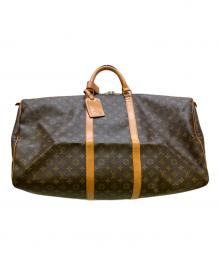 LOUIS VUITTON（ルイ ヴィトン）の古着「トラベルバッグ モノグラム キーポル60」｜ブラウン