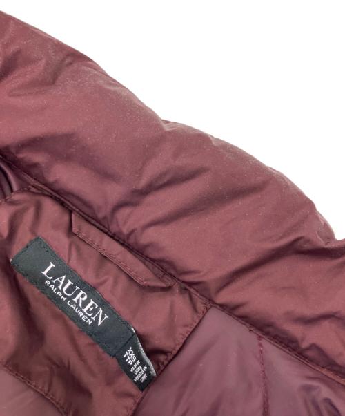 LAUREN RALPH LAUREN（ローレン ラルフ ローレン）LAUREN RALPH LAUREN (ローレン ラルフ ローレン) ダウンジャケット ボルドー サイズ:XXSの古着・服飾アイテム