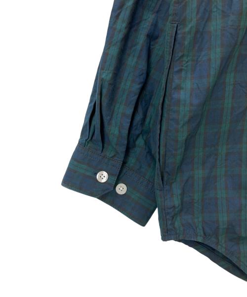 WTAPS（ダブルタップス）WTAPS (ダブルタップス) 長袖シャツ ネイビー×グリーン サイズ:3の古着・服飾アイテム