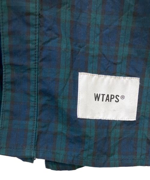 WTAPS（ダブルタップス）WTAPS (ダブルタップス) 長袖シャツ ネイビー×グリーン サイズ:3の古着・服飾アイテム