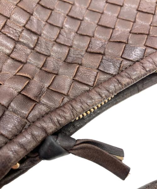 BOTTEGA VENETA（ボッテガベネタ）BOTTEGA VENETA (ボッテガベネタ) ワンショルダーバッグ ホーボーバッグ ブラウンの古着・服飾アイテム