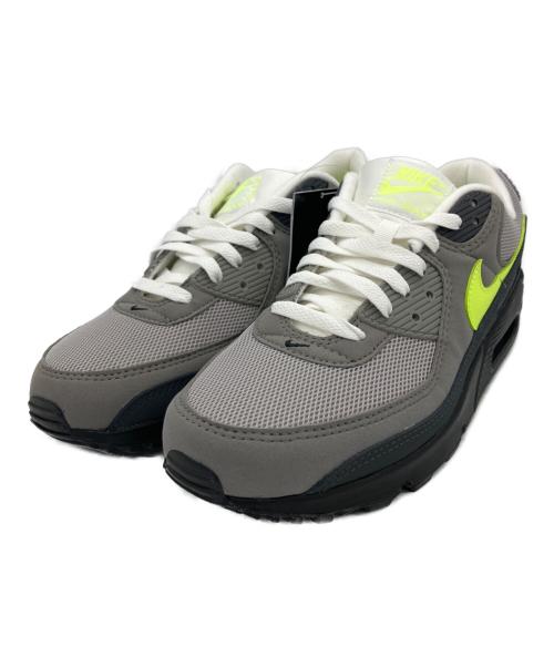 NIKE（ナイキ）NIKE (ナイキ) スニーカー Air Max 90 グレー×黄緑 サイズ:27.5 未使用品の古着・服飾アイテム