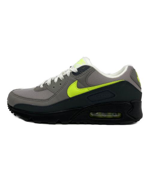 NIKE（ナイキ）NIKE (ナイキ) スニーカー Air Max 90 グレー×黄緑 サイズ:27.5 未使用品の古着・服飾アイテム