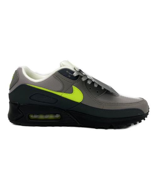 NIKE（ナイキ）NIKE (ナイキ) スニーカー Air Max 90 グレー×黄緑 サイズ:27.5 未使用品の古着・服飾アイテム