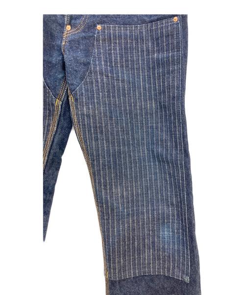 SAMURAI JEANS（サムライジーンズ）SAMURAI JEANS (サムライジーンズ) ダブルニー ペインタープラチナ耳セルビッチ デニムパンツ インディゴ サイズ:86cm (W34)の古着・服飾アイテム