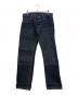 SAMURAI JEANS（サムライジーンズ）の古着「ダブルニー ペインタープラチナ耳セルビッチ デニムパンツ」｜インディゴ