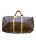 LOUIS VUITTON（ルイ ヴィトン）の古着「トラベルバッグ モノグラム キーポル60」｜ブラウン