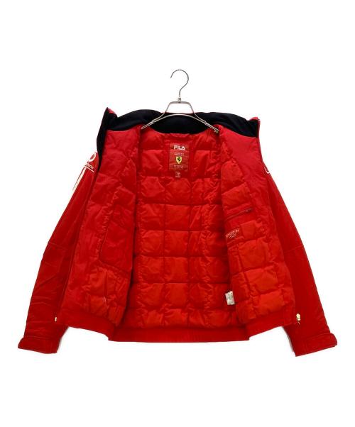 FILA（フィラ）FILA (フィラ) Ferrari (フェラーリ) レーシングジャケット レッド サイズ:Sの古着・服飾アイテム