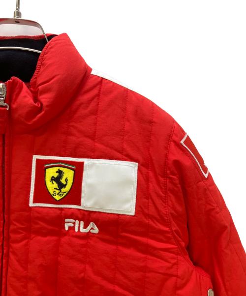 FILA（フィラ）FILA (フィラ) Ferrari (フェラーリ) レーシングジャケット レッド サイズ:Sの古着・服飾アイテム