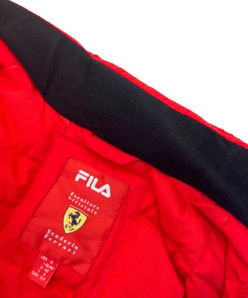FILA（フィラ）FILA (フィラ) Ferrari (フェラーリ) レーシングジャケット レッド サイズ:Sの古着・服飾アイテム