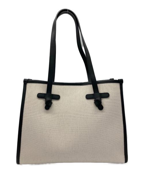 GIANNI CHIARINI（ジャンニ キアリーニ）GIANNI CHIARINI (ジャンニ キアリーニ) トートバッグ ベージュ×ブラックの古着・服飾アイテム