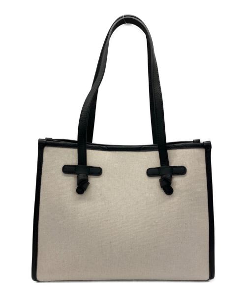 GIANNI CHIARINI（ジャンニ キアリーニ）GIANNI CHIARINI (ジャンニ キアリーニ) トートバッグ ベージュ×ブラックの古着・服飾アイテム