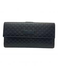GUCCI（グッチ）の古着「長財布」｜ブラック