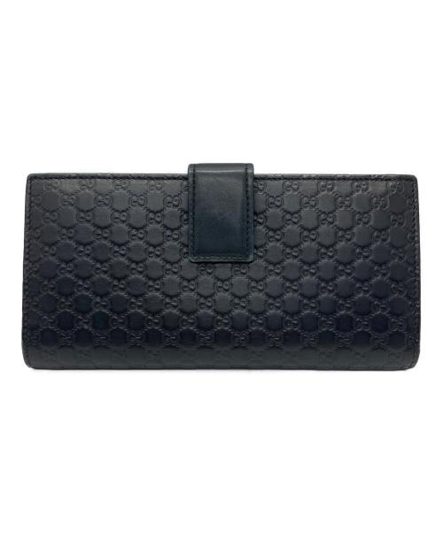 GUCCI（グッチ）GUCCI (グッチ) 長財布 ブラックの古着・服飾アイテム