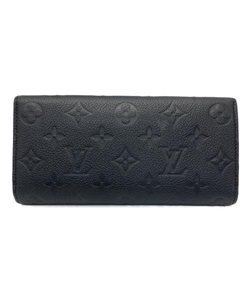 LOUIS VUITTON（ルイ ヴィトン）LOUIS VUITTON (ルイ ヴィトン) 長財布 ブラックの古着・服飾アイテム