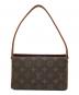 LOUIS VUITTON（ルイ ヴィトン）の古着「ショルダーバッグ モノグラム レシタル」｜ブラウン