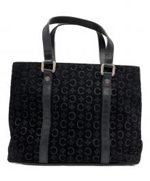 CELINE（セリーヌ）の古着「ハンドバッグ マカダム」｜ブラック