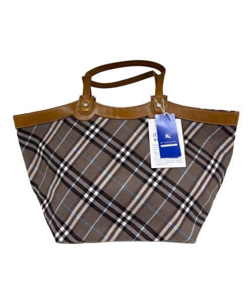 BURBERRY BLUE LABEL（バーバリー ブルー レーベル）BURBERRY BLUE LABEL (バーバリー ブルー レーベル) トートバッグ ベージュの古着・服飾アイテム