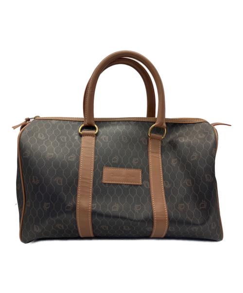 Christian Dior（クリスチャン ディオール）Christian Dior (クリスチャン ディオール) オールドミニボストンバッグ ハニカム ブラウンの古着・服飾アイテム