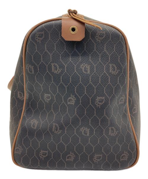 Christian Dior（クリスチャン ディオール）Christian Dior (クリスチャン ディオール) オールドミニボストンバッグ ハニカム ブラウンの古着・服飾アイテム