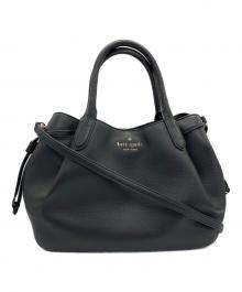 Kate Spade（ケイトスペード）の古着「2WAYバッグ ダンプリングスモールサッチェル」｜ブラック