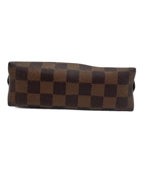 LOUIS VUITTON（ルイ ヴィトン）LOUIS VUITTON (ルイ ヴィトン) ポーチ ダミエ ポシェット・コスメティック ブラウンの古着・服飾アイテム
