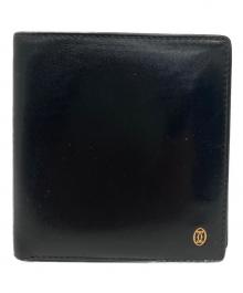 Cartier（カルティエ）の古着「2つ折り財布 パシャ」｜ブラック