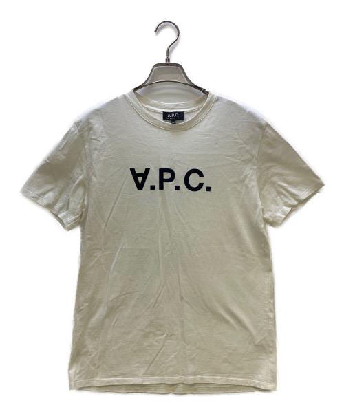 A.P.C.（アーペーセー）A.P.C. (アーペーセー) 半袖カットソー ホワイト サイズ:XSの古着・服飾アイテム