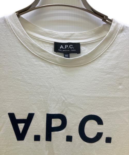 A.P.C.（アーペーセー）A.P.C. (アーペーセー) 半袖カットソー ホワイト サイズ:XSの古着・服飾アイテム