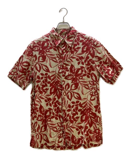 Eddie Bauer（エディーバウアー）Eddie Bauer (エディーバウアー) アロハシャツ レッド サイズ:XSの古着・服飾アイテム